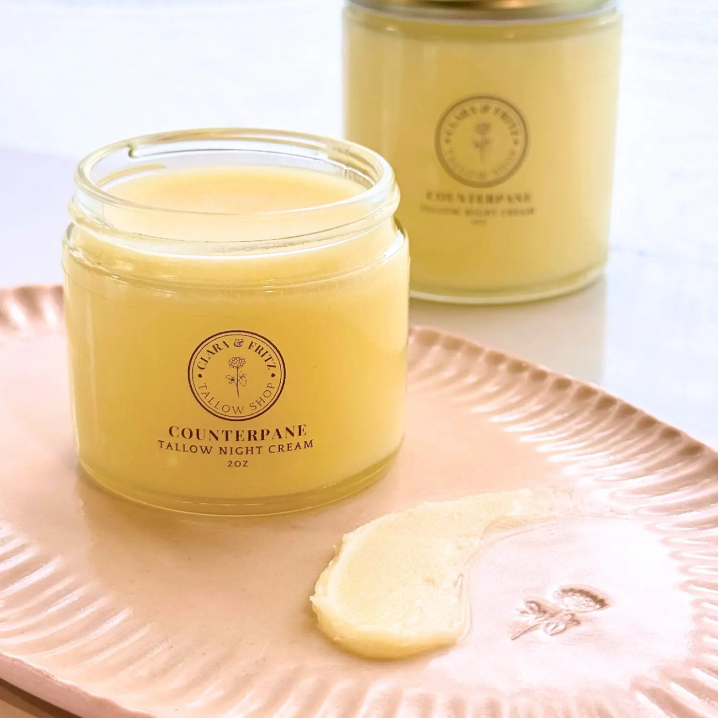 Counterpane Tallow Night Cream Clara & Fritz Tallow Shop
