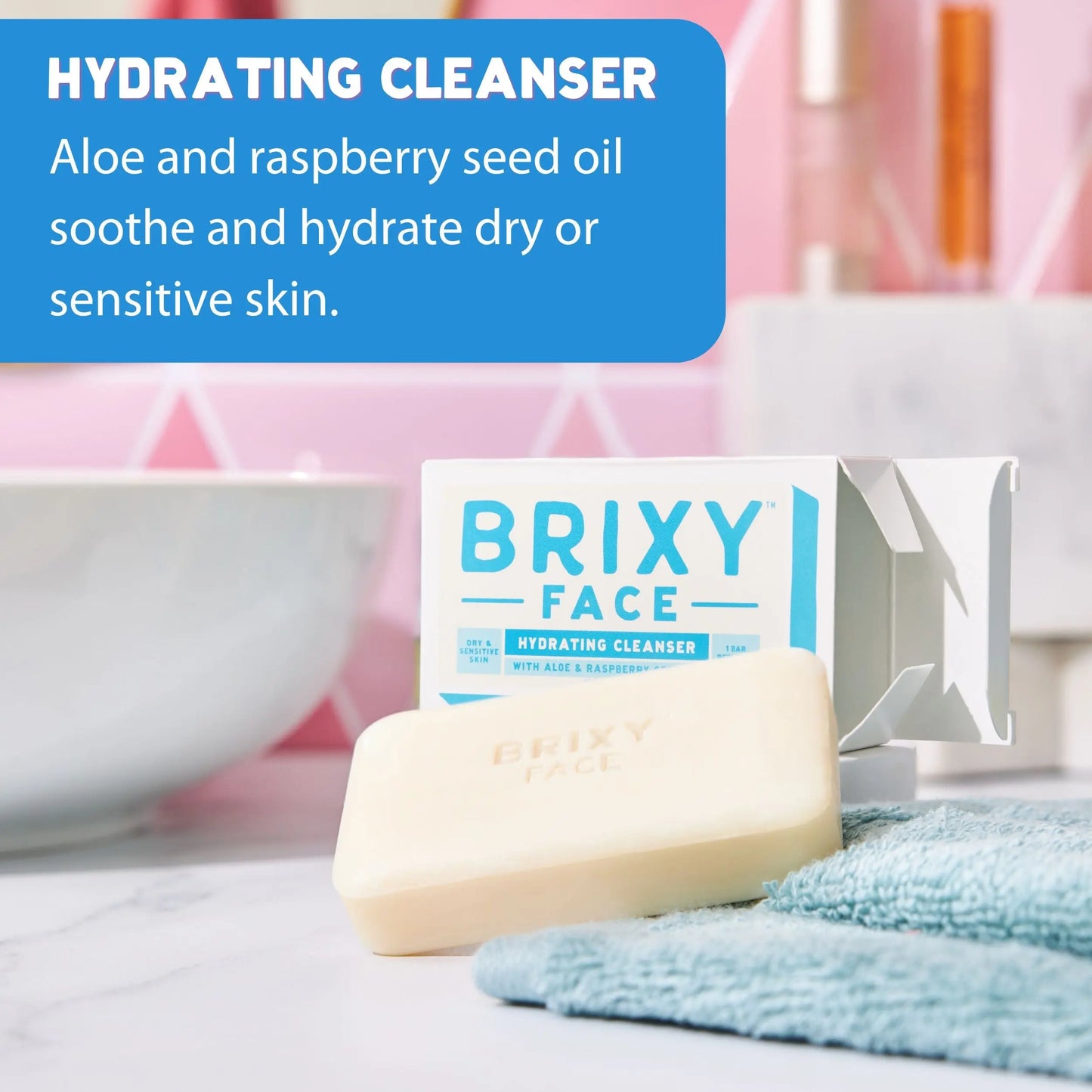 Hydrating Facial Cleansing Bar BRIXY