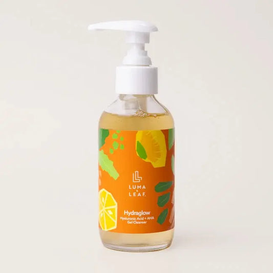 Hydraglow Gel Cleanser Luma and Leaf