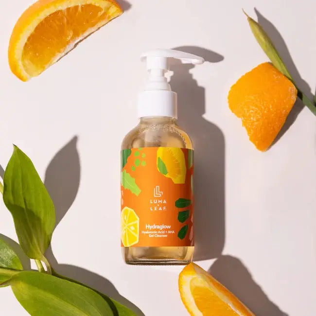 Hydraglow Gel Cleanser Luma and Leaf