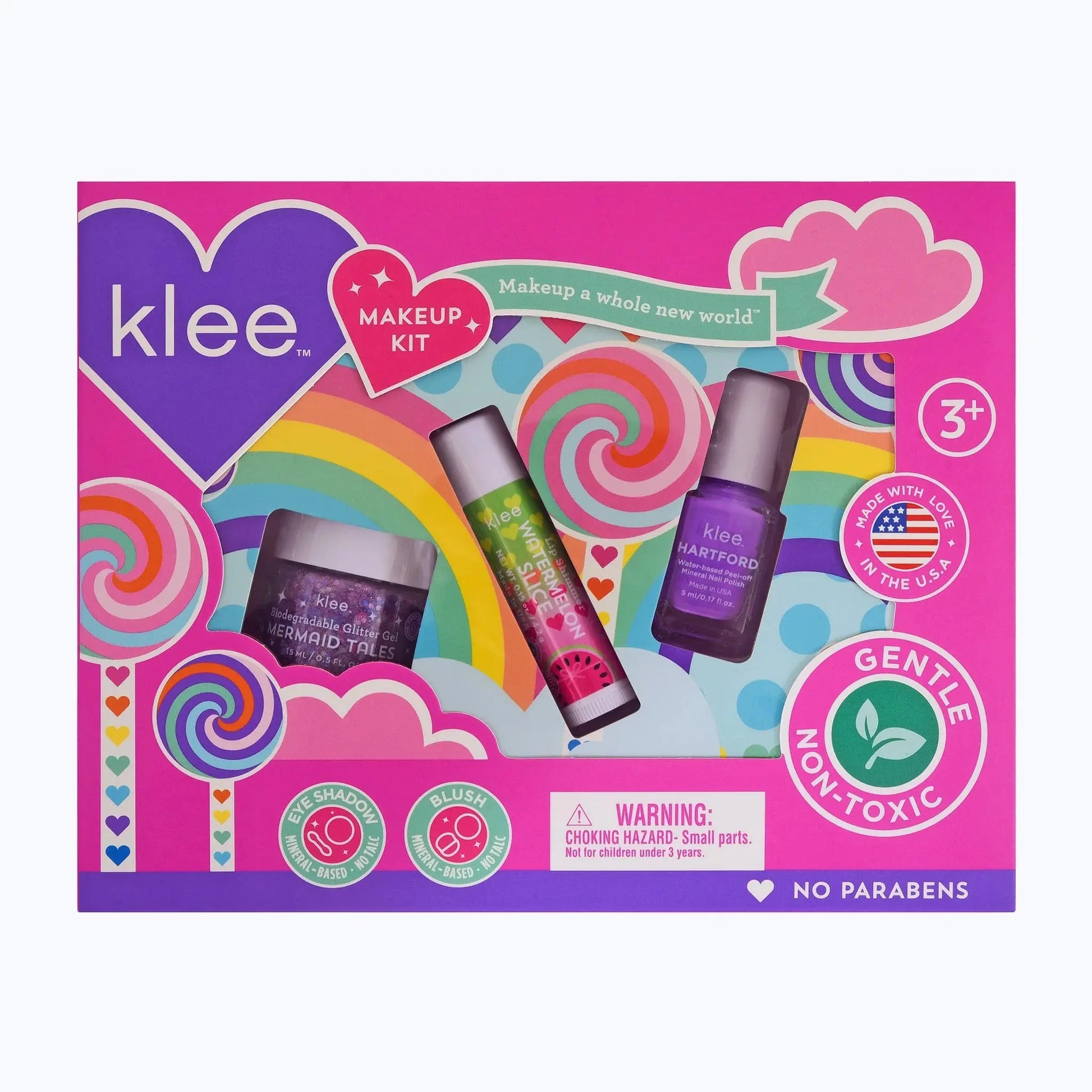 Klee Kids Makeup Kit - Swirling Purple Klee Kids
