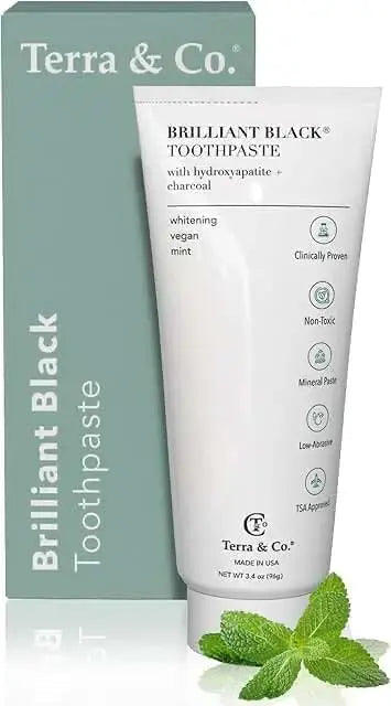 Brilliant Black Hydroxyapatite Toothpaste Terra & Co.