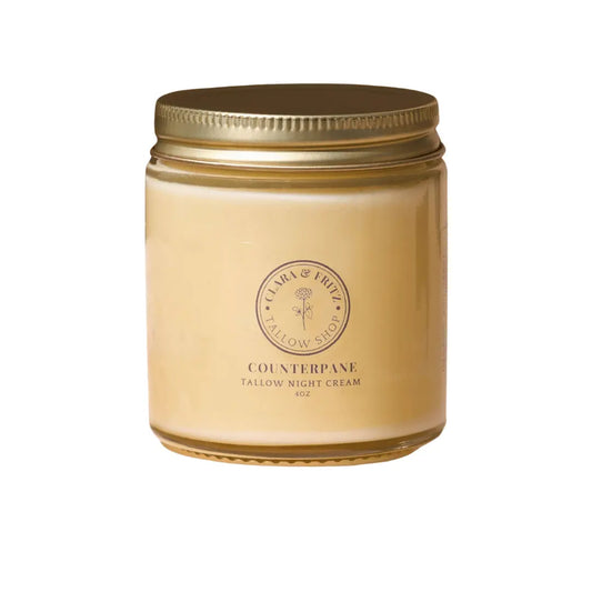 Counterpane Tallow Night Cream Clara & Fritz Tallow Shop