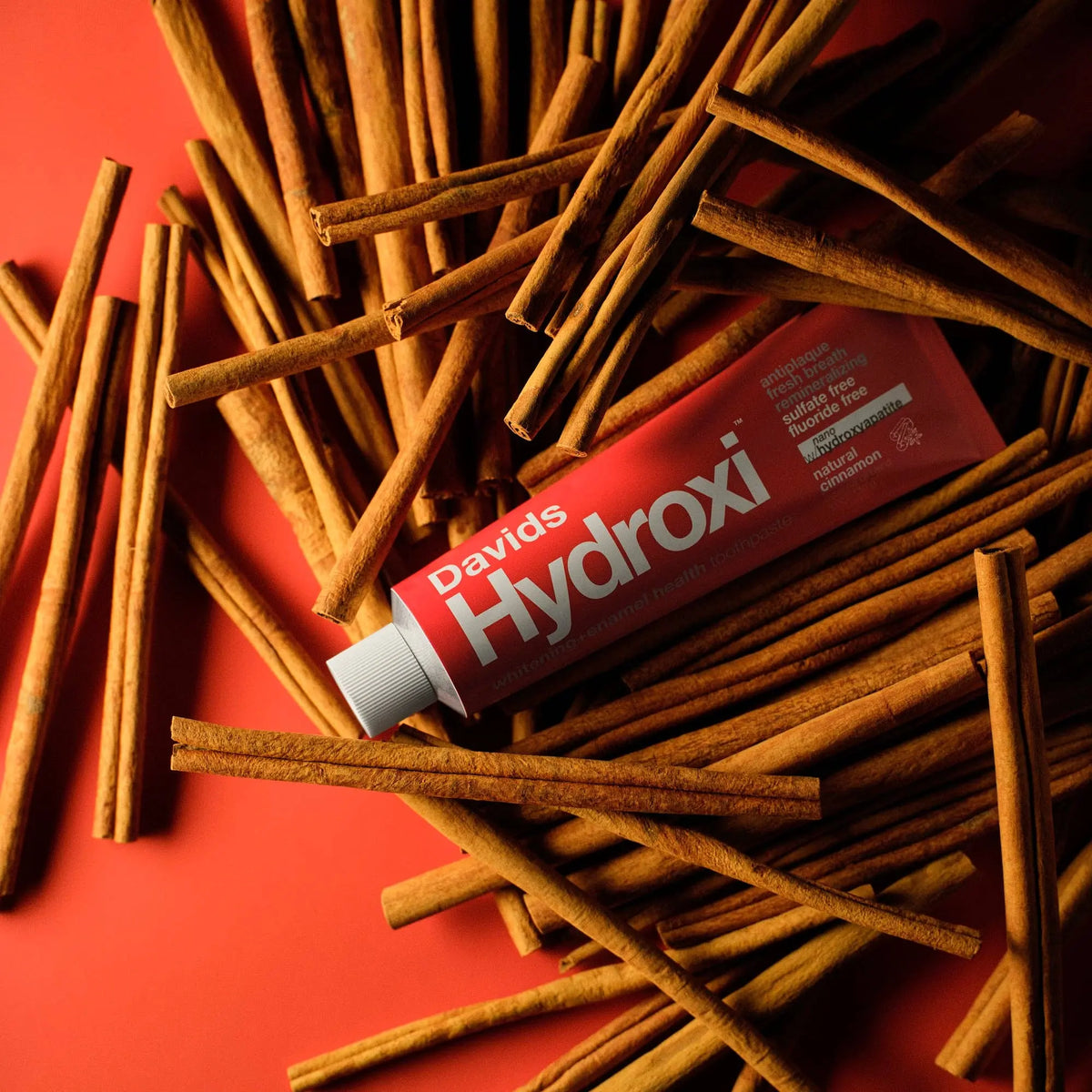 Davids Hydroxi™ whitening+enamel health nano hydroxyapatite premium toothpaste / cinnamon Davids Health Sciences, Inc