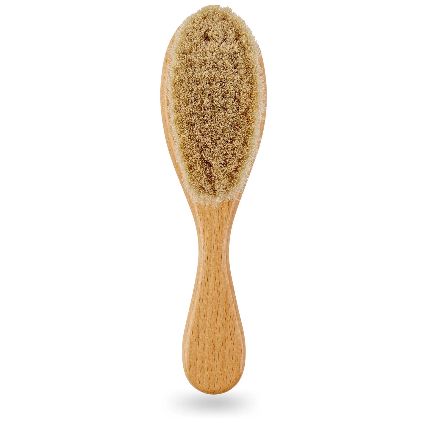 Natural Bristle Hair Brush, Soft For Baby's Delicate Scalp T is for Tame