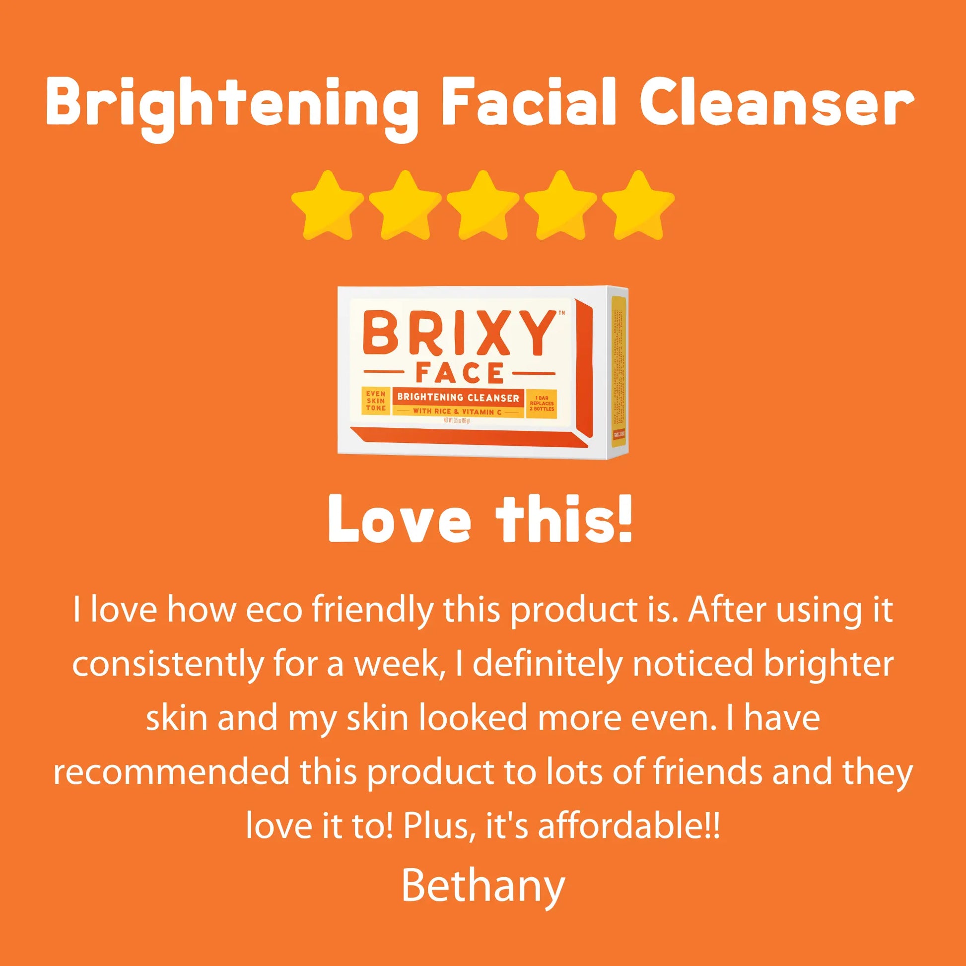 Brightening Facial Cleansing Bar BRIXY