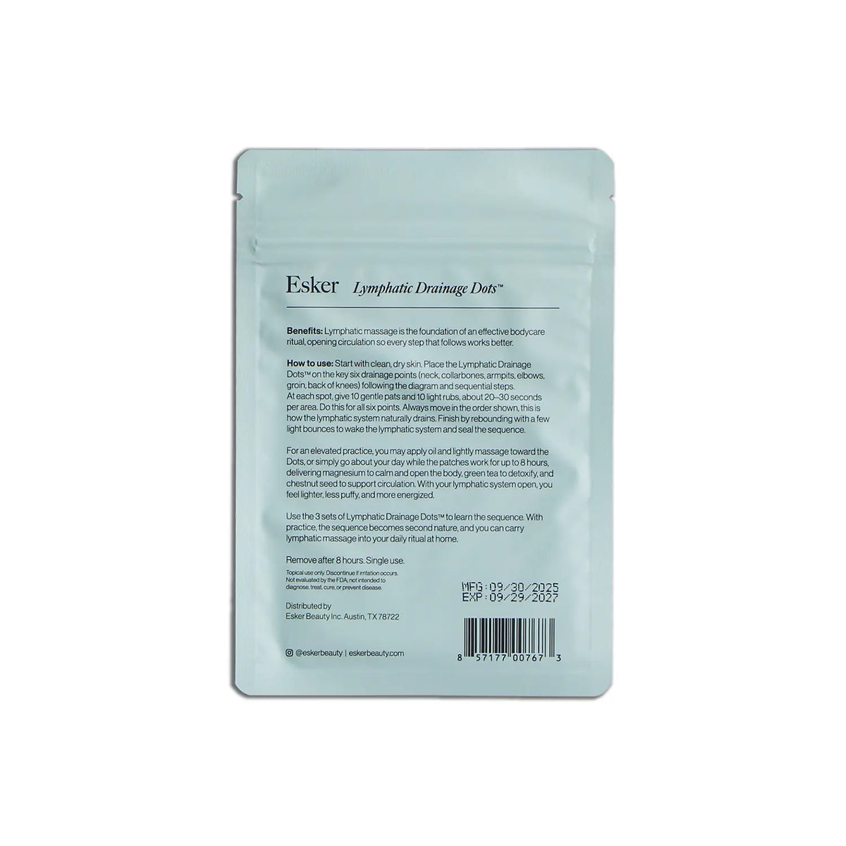 Lymphatic Drainage Dots Esker