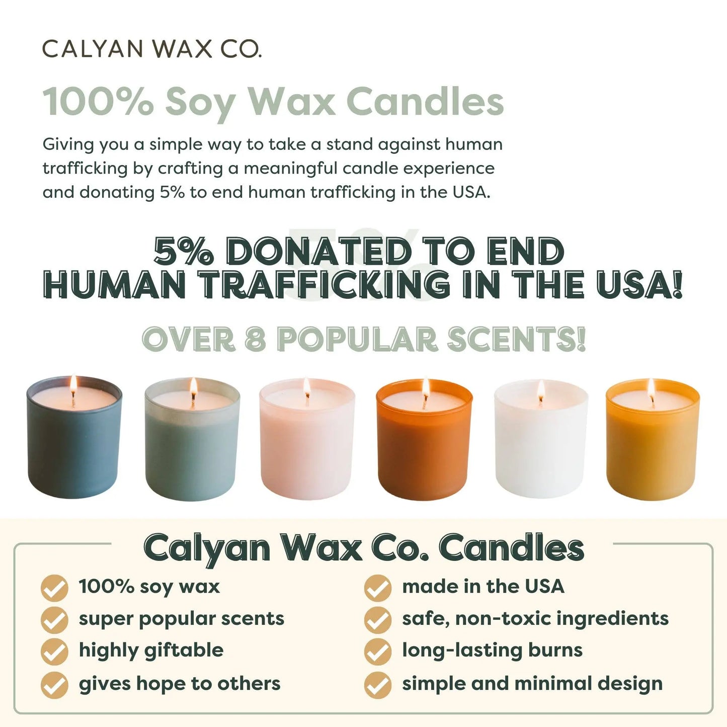 Cedar + Tobacco - Dignity Series Soy Candle Calyan Wax Co.