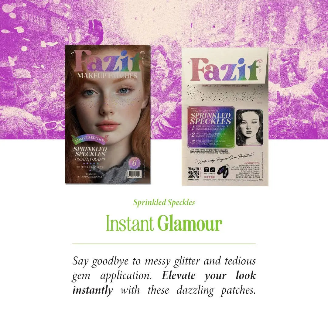 Sprinkled Speckles — Multicolored speckles makeup patches Fazit