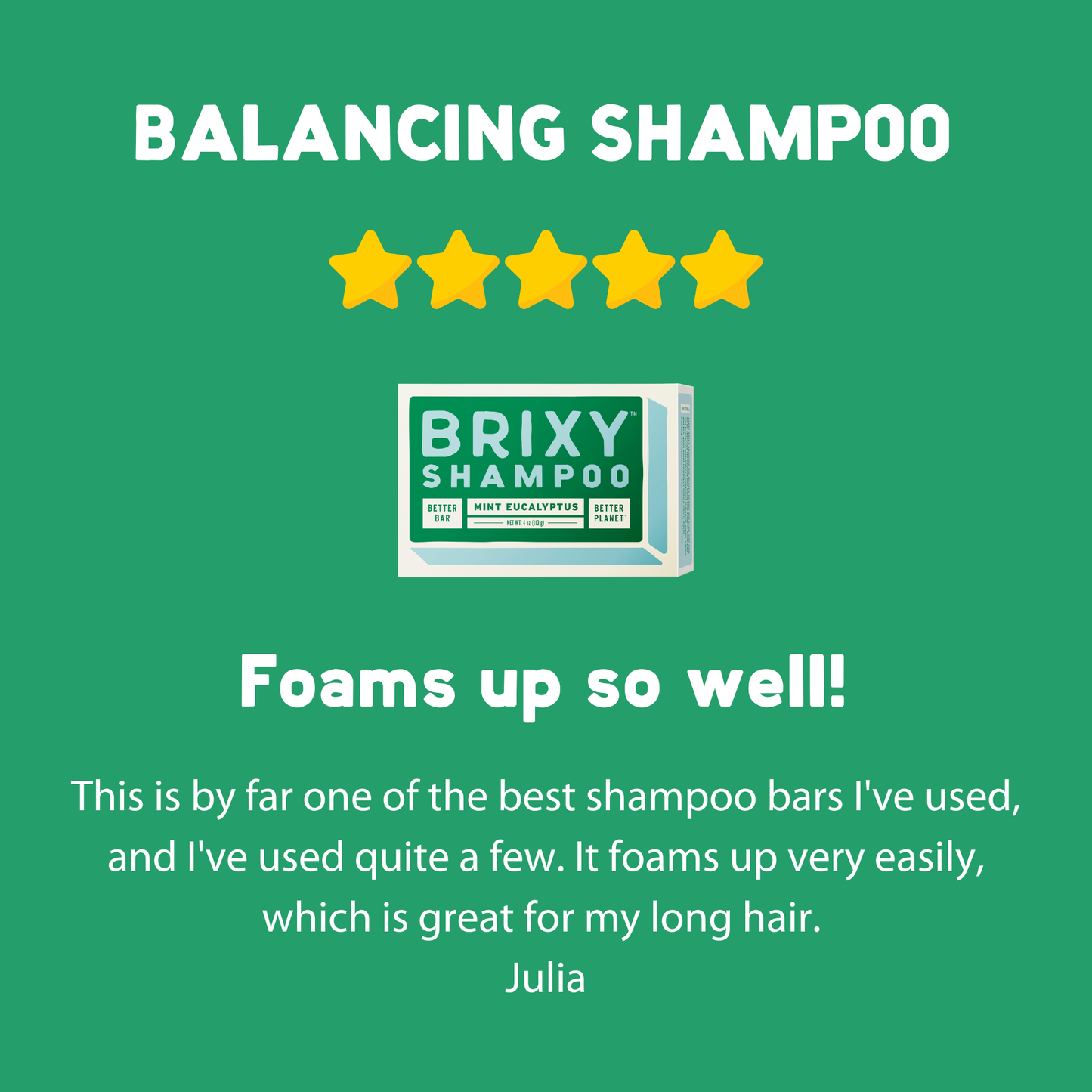 Balance Shampoo Bar For Oily Scalp | All Hair Types