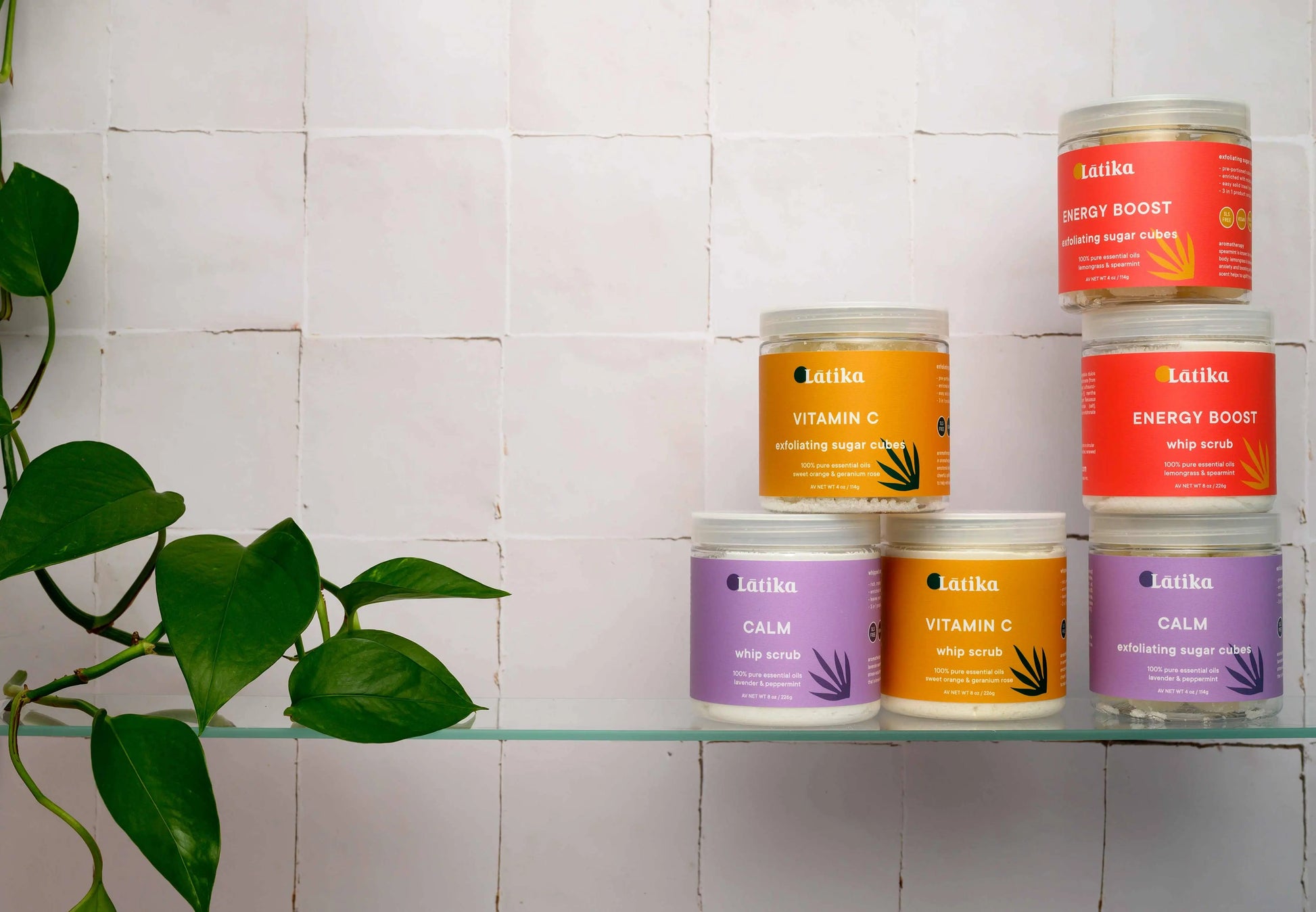 Whip Scrub - Calm - Essential Oils Latika Beauty