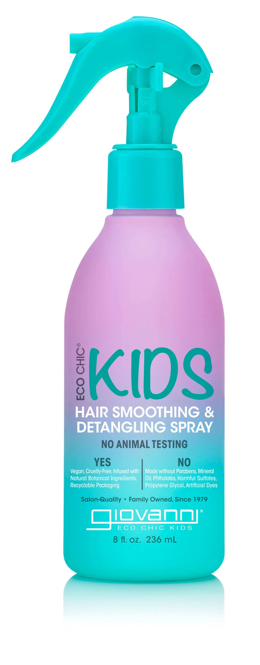 Eco Chic® KIDS Hair Smoothing & Detangling Spray 8oz Giovanni Cosmetics