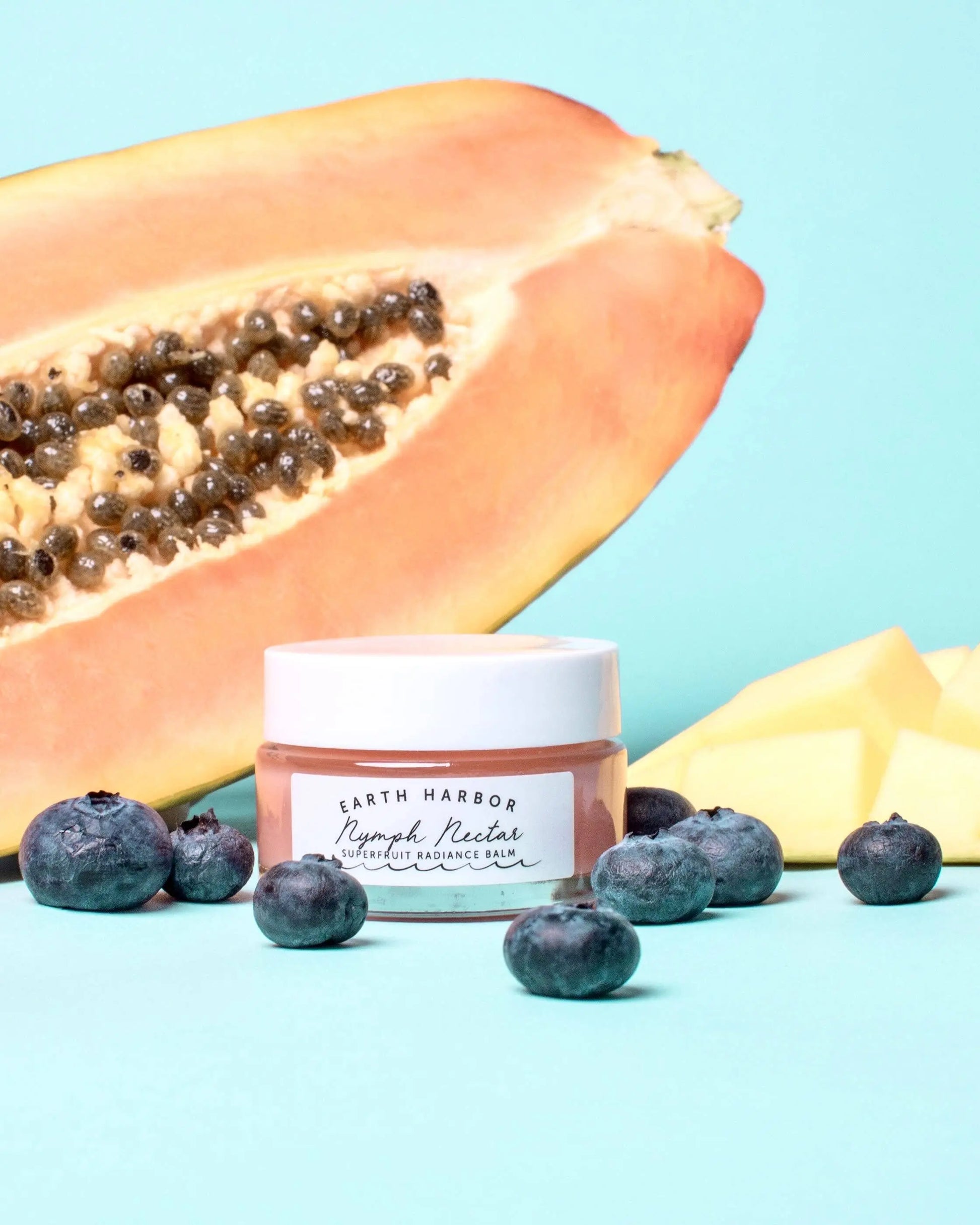 NYMPH NECTAR Superfruit Radiance Balm: Vitamins + Amino Acid: 1 oz Earth Harbor Naturals