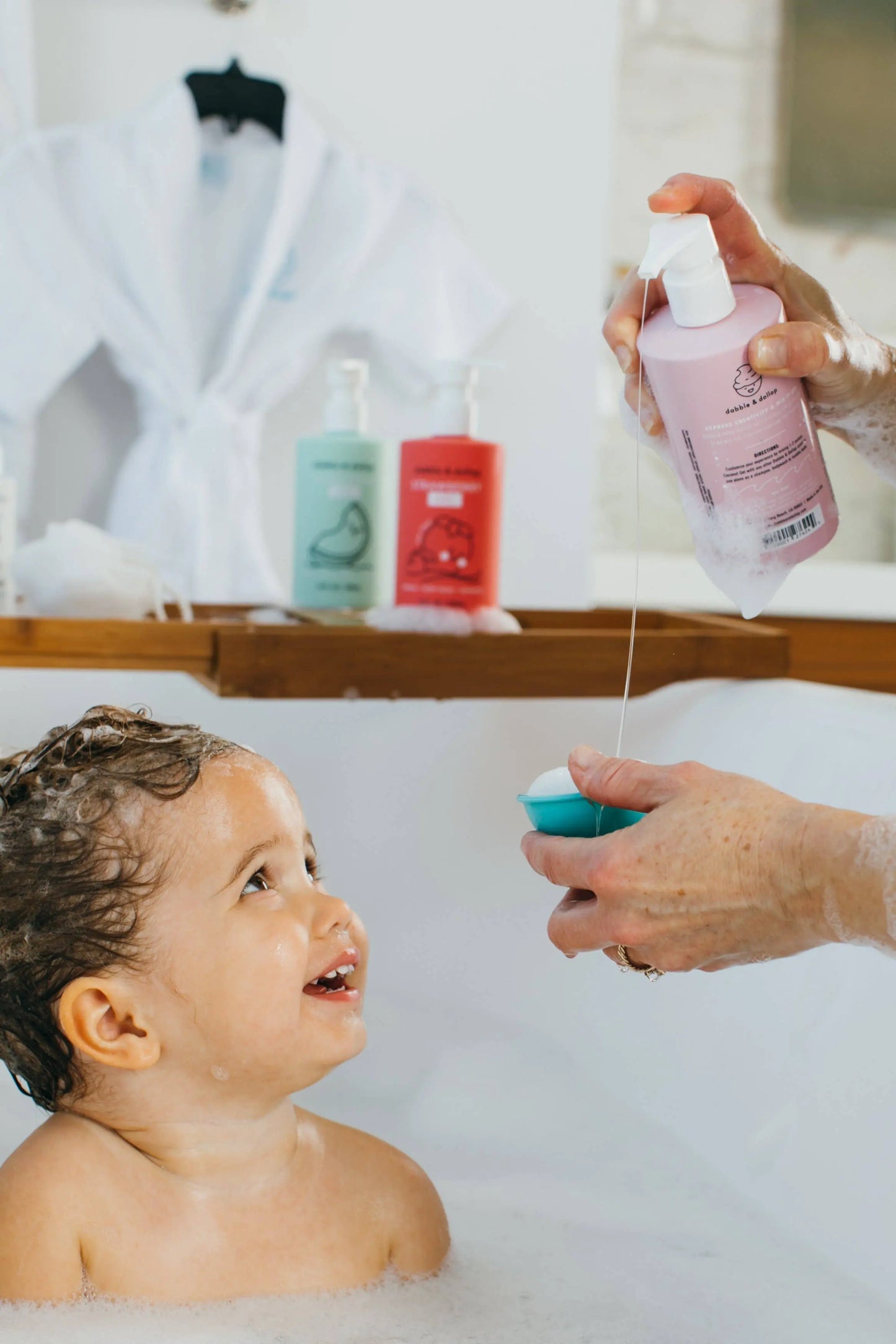 All-Natural Coconut Shampoo, Body Wash & Bubbles Dabble & Dollop