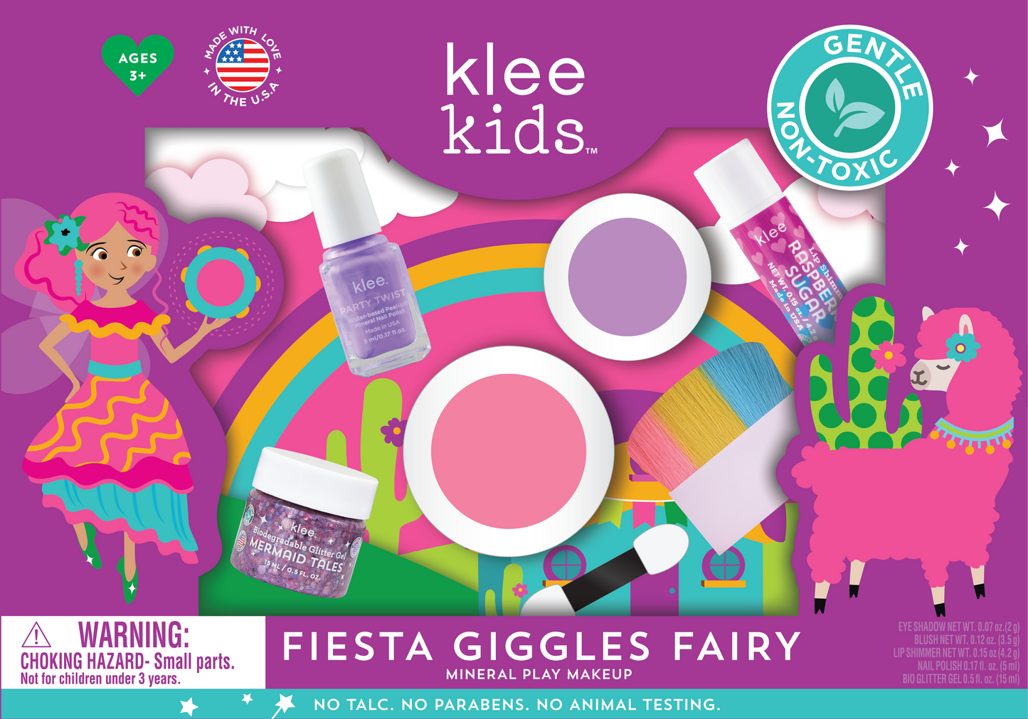 NEW! Confetti Wishes Fairy -Klee Kids Deluxe Play Makeup Kit: Confetti Wishes Fairy
