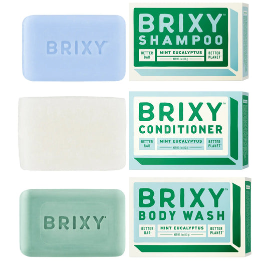Hair & Body Gift Set - Mint Eucalyptus BRIXY