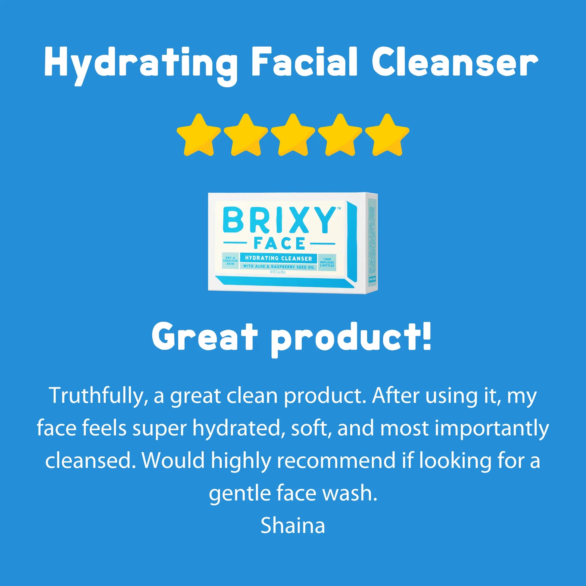 Hydrating Facial Cleansing Bar BRIXY