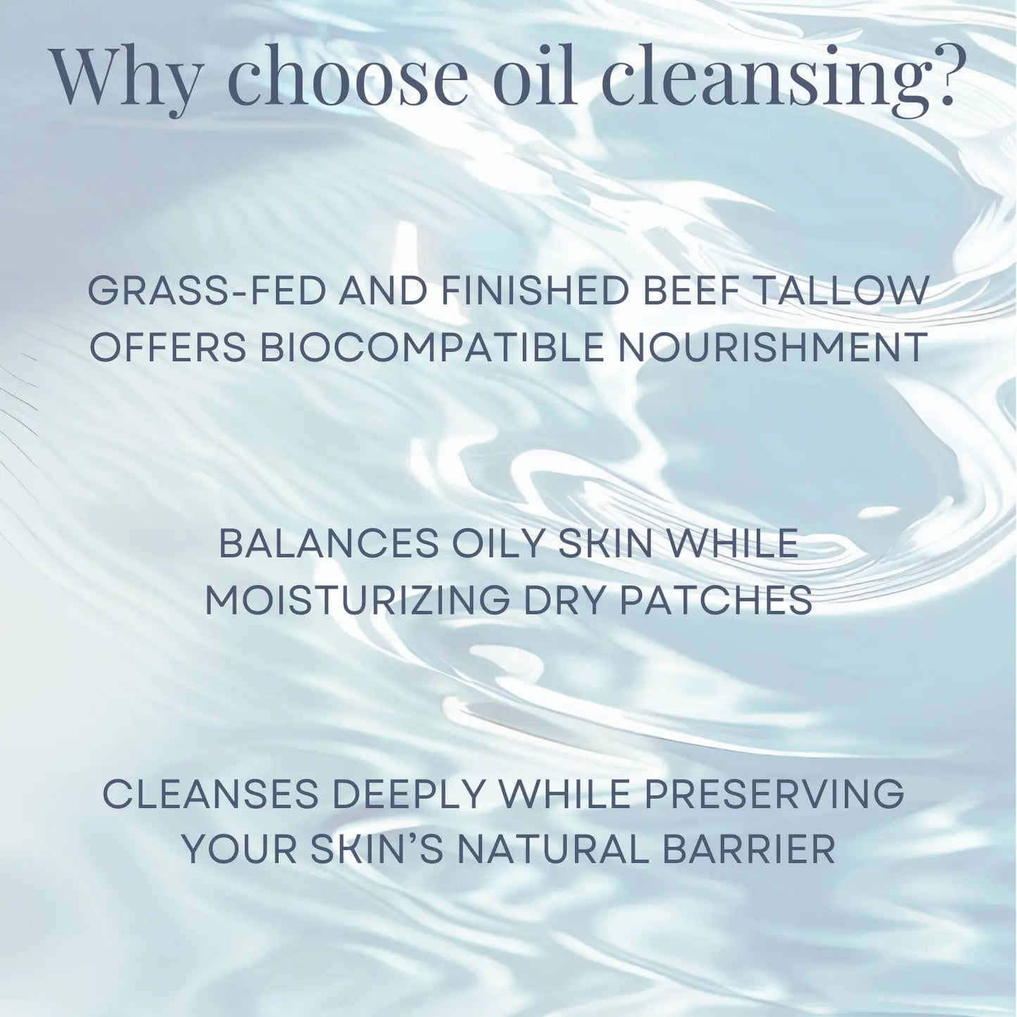 Tallow-Based Oil Cleanser Clara & Fritz Tallow Shop
