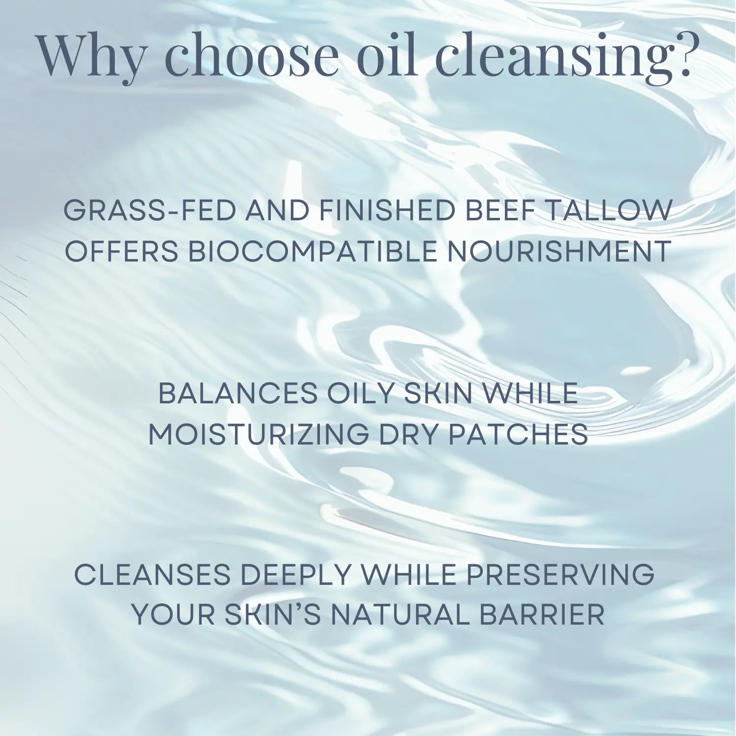 Tallow-Based Oil Cleanser Clara & Fritz Tallow Shop