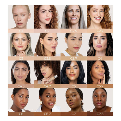 Conceal + Full Coverage Skin Treatment Face Concealer: C6.7 - Rich Warm with Golden Undertones