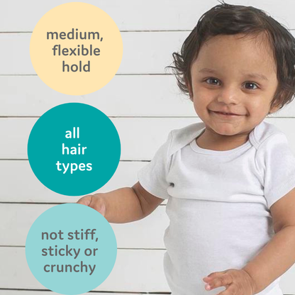 Hair Taming Gel for Kids with Vitamin E, Natural, Not Sticky
