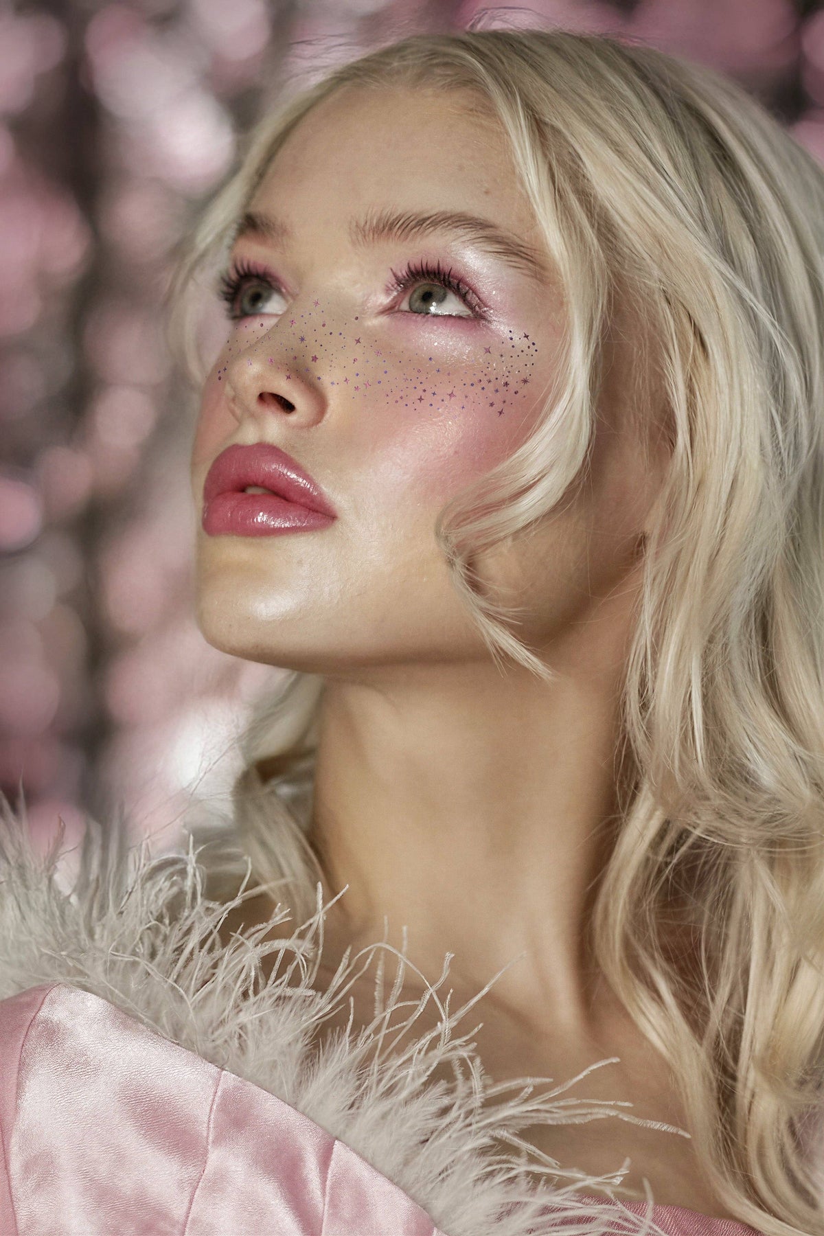 Pink "Good" Witch Speckles — Halloween Makeup