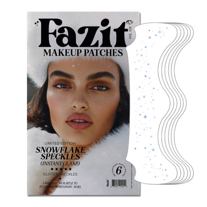 Snowflake Speckles Winter Makeup for Holidays and Christmas: 6
