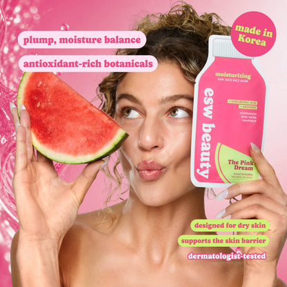 The Pink Dream Moisturizing Raw Juice Sheet Mask: With Peg Hole