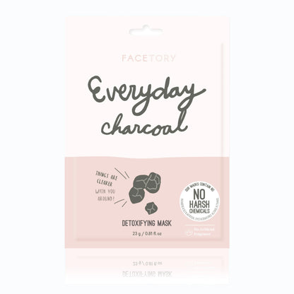 Face Mask - Korean Beauty - Detoxifying - Everyday- Charcoal FaceTory