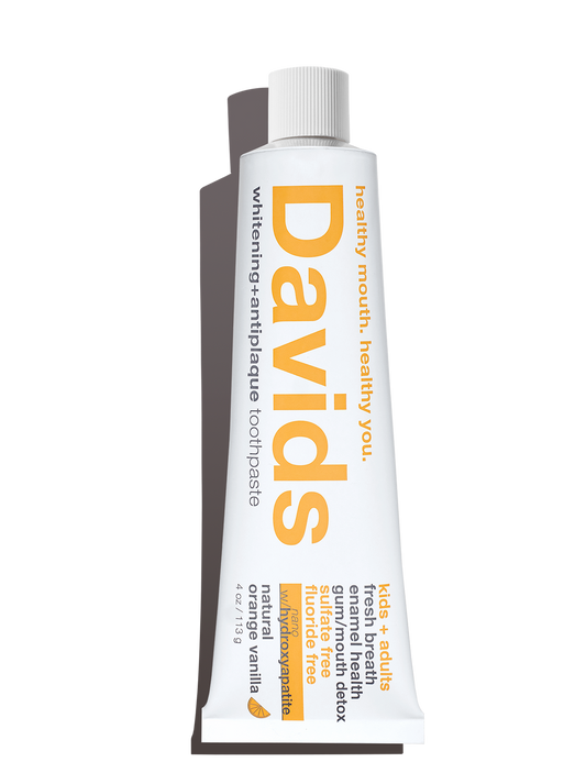 Davids kids + adults nano-hydroxyapatite / orange vanilla