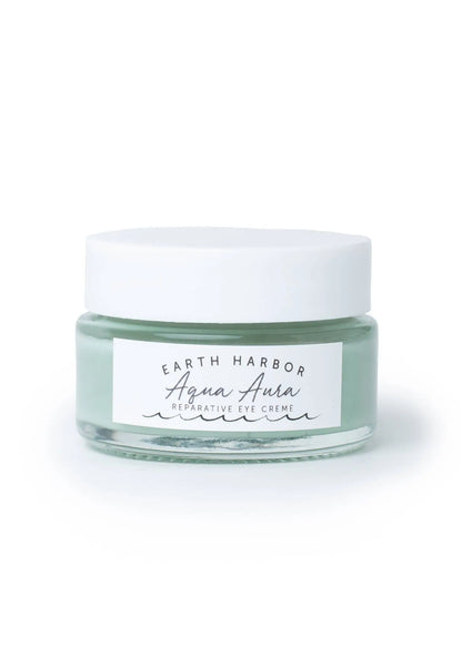 AQUA AURA Eye Creme: Blue Tansy + Sea Collagen + Antioxidant Earth Harbor Naturals