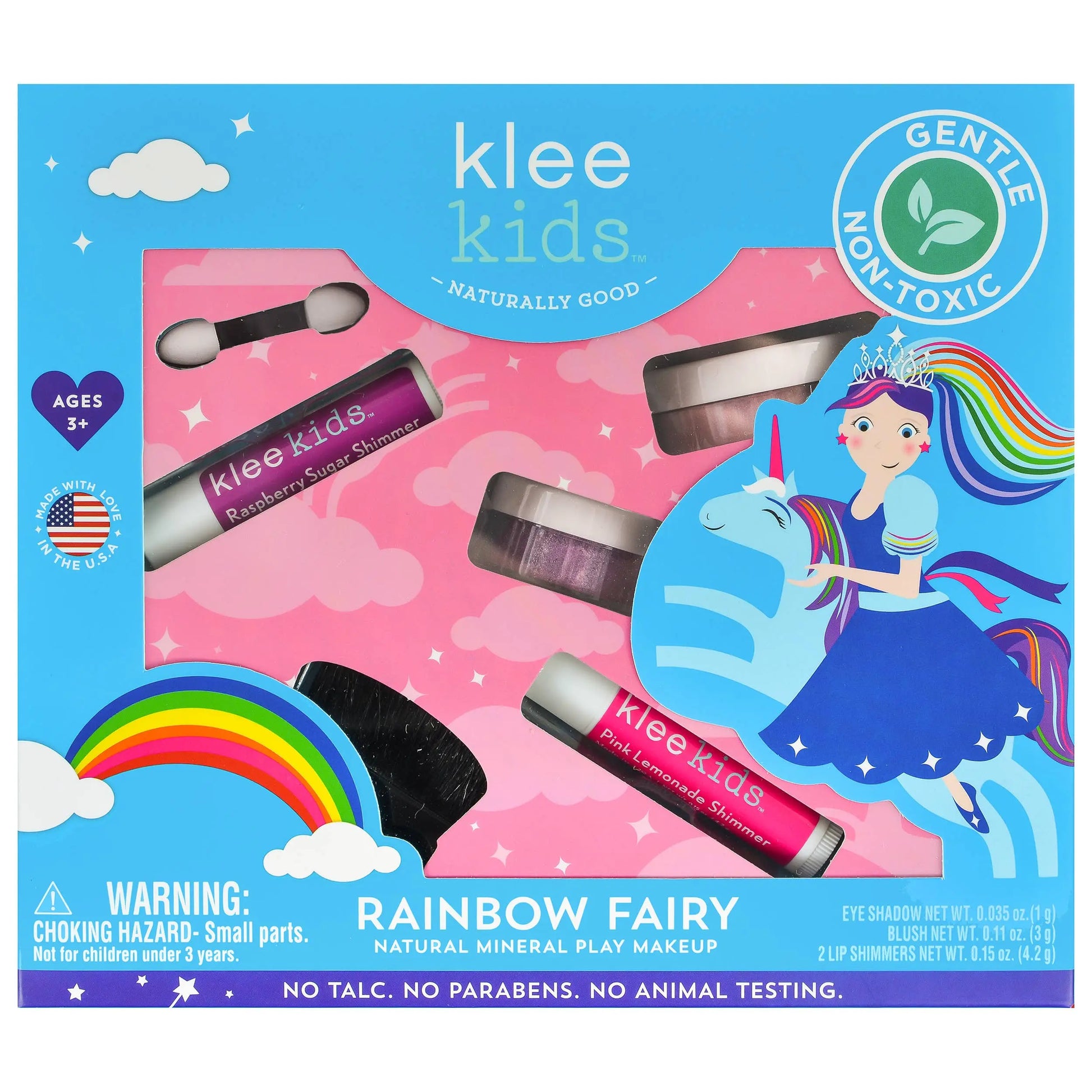 Rainbow Fairy - Klee Kids Natural Mineral Play Makeup Kit: Rainbow Fairy Klee Naturals