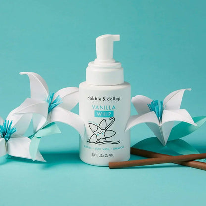 All-Natural Vanilla Foaming Shampoo & Body Whip Dabble & Dollop