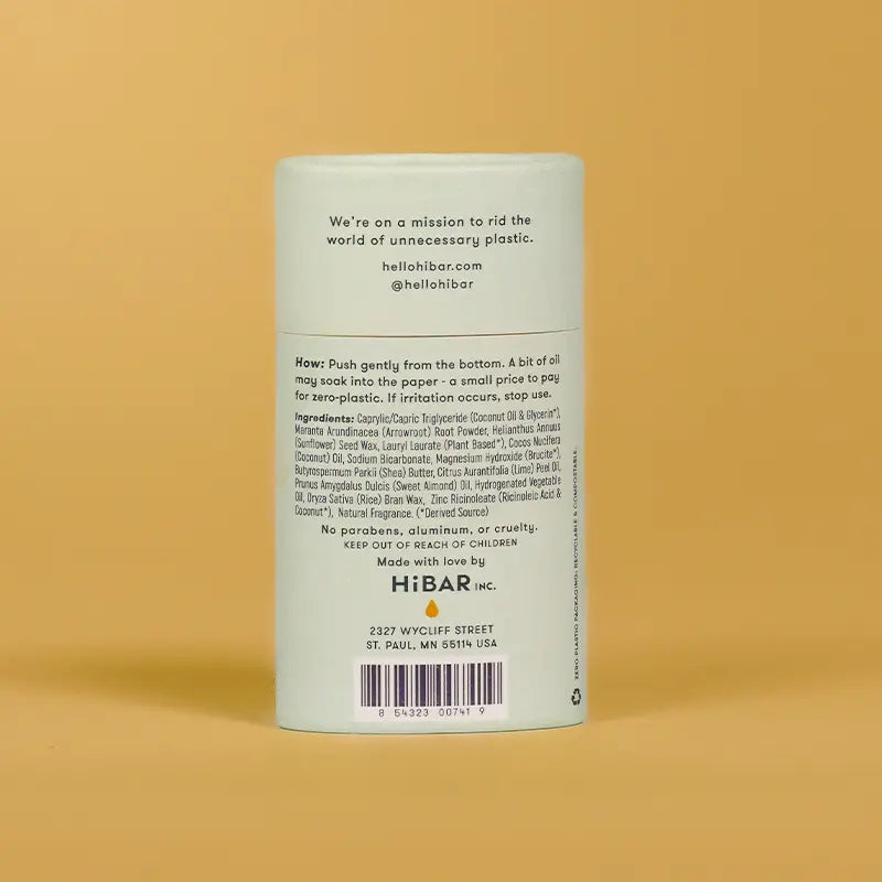 HiBAR Deodorant Bergamot + Cedar HiBAR