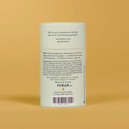 HiBAR Deodorant Bergamot + Cedar HiBAR