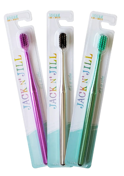 Jack N' Jill Toothbrush Chrome Assorted Soft