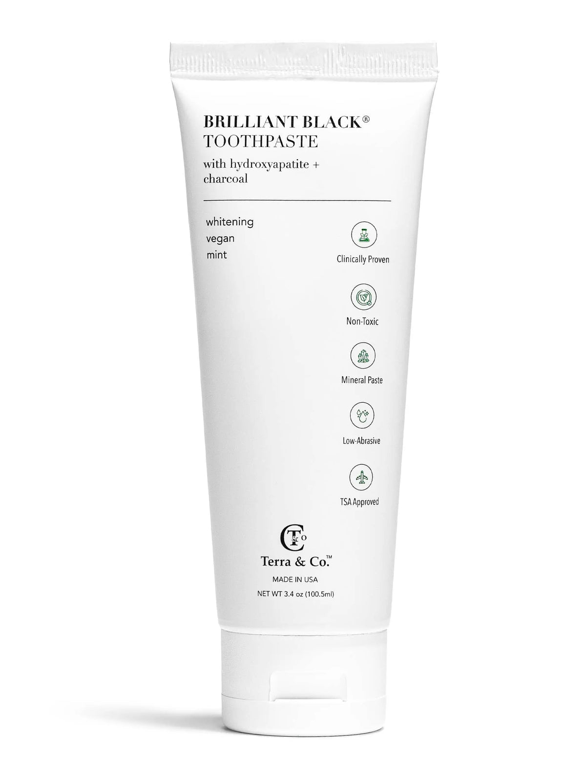 Hydroxyapatite Toothpaste + Charcoal: Default Terra & Tide LLC.