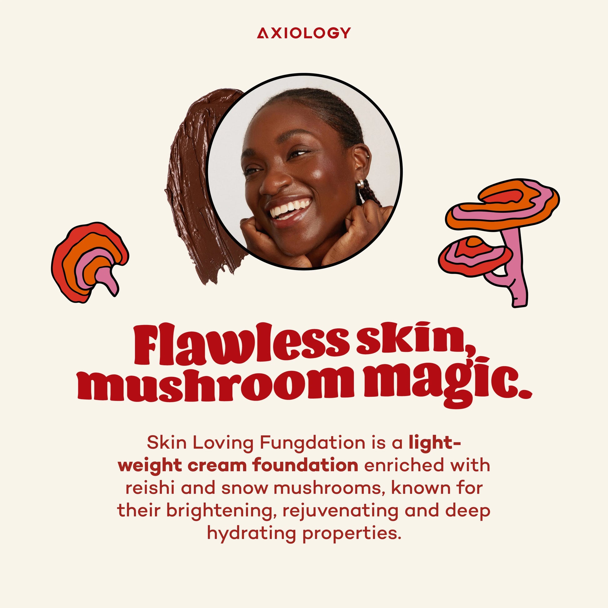 Fungdation Natural Cream Foundation – Clean & Vegan Axiology