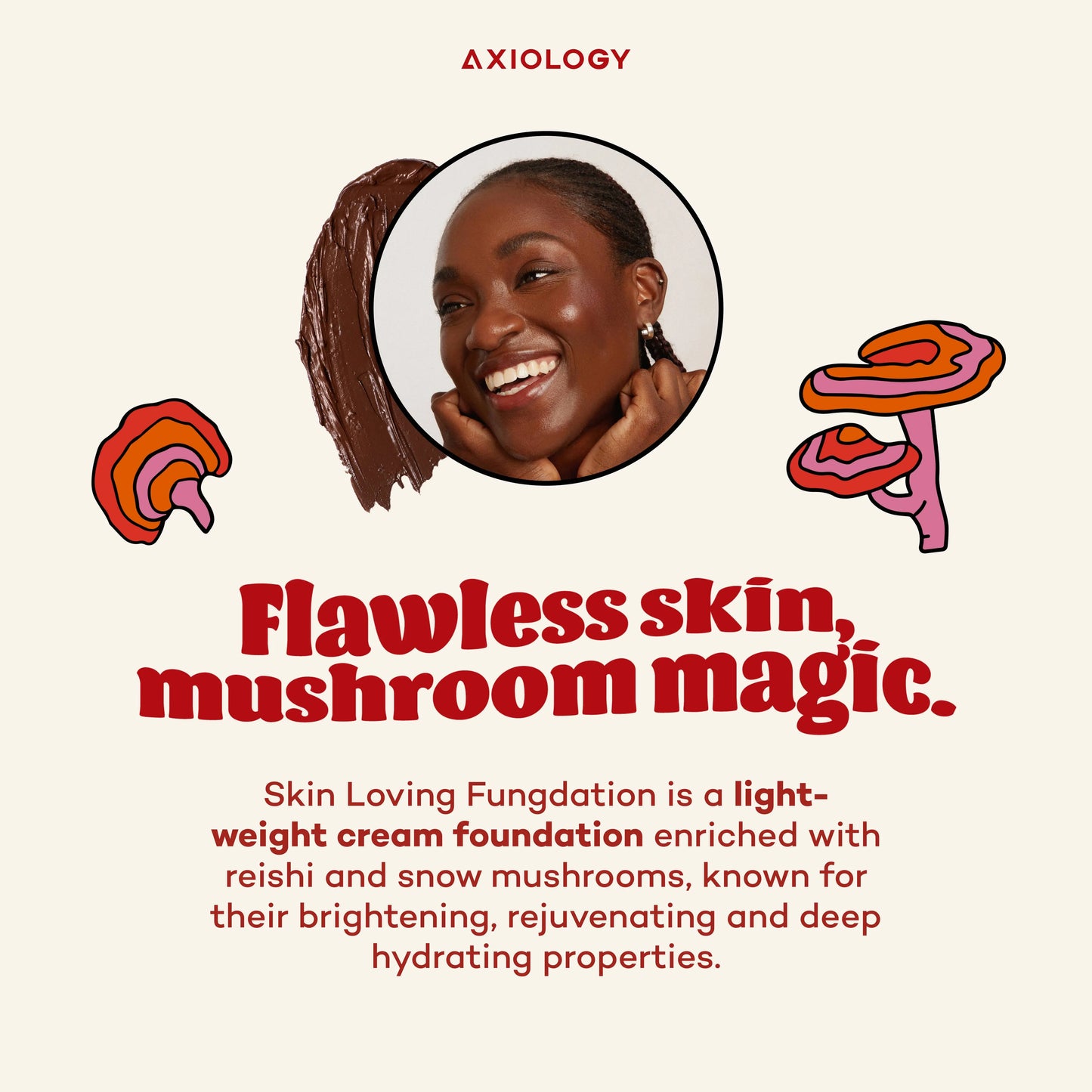 Fungdation Natural Cream Foundation – Clean & Vegan Axiology