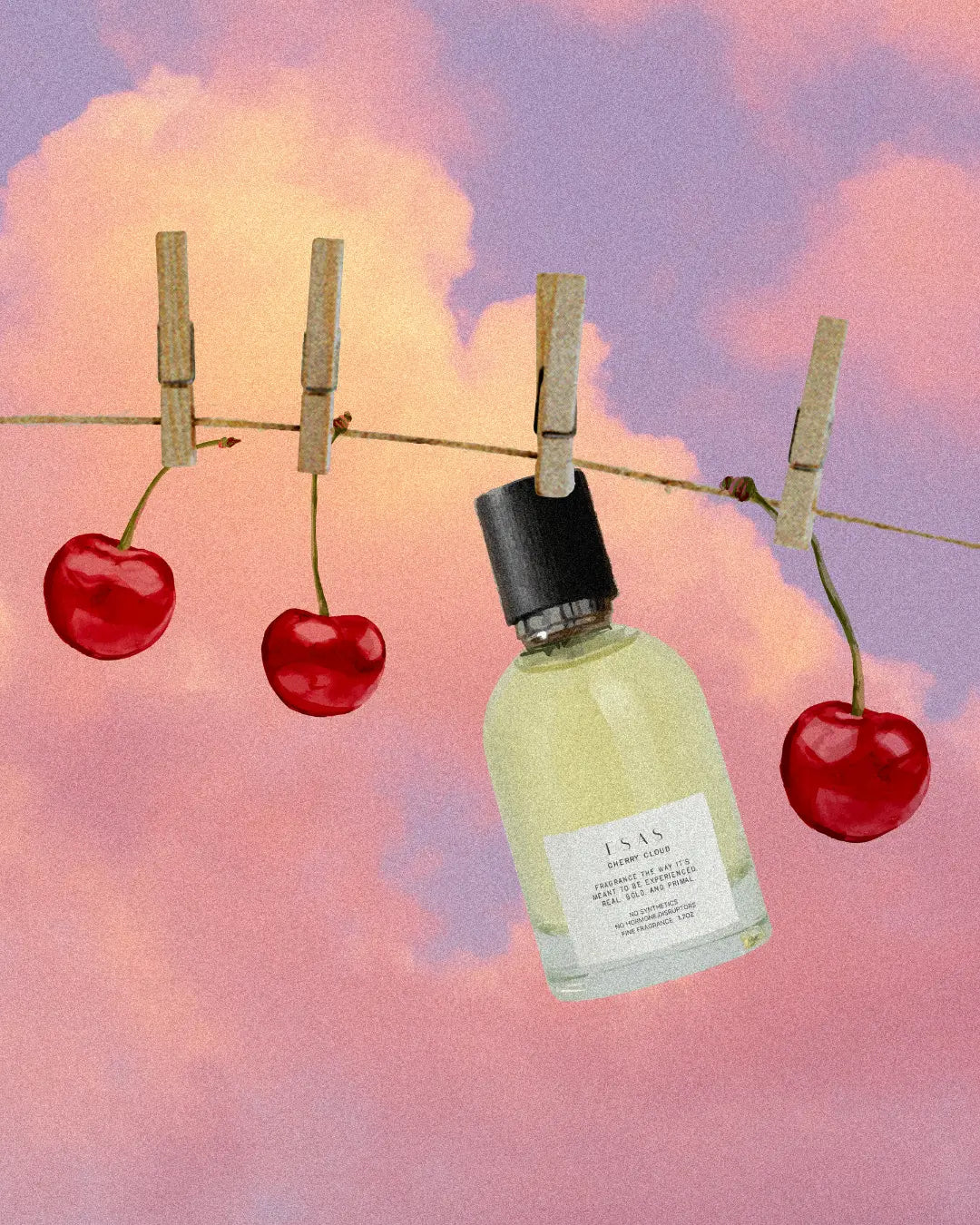 Cherry Cloud Organic Eau de Parfum - Sweet Dreamy Cherry: 0.33 oz ESAS