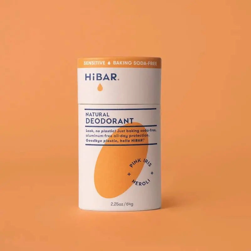 HiBAR Deodorant Sensitive  Pink-Iris+Neroli Baking soda free HiBAR