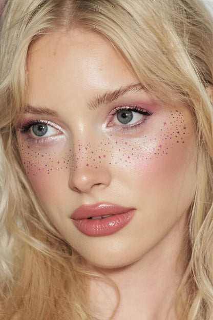 Pink "Good" Witch Speckles — Halloween Makeup