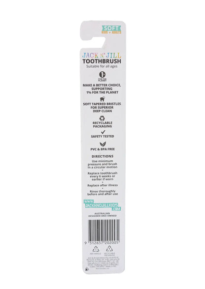 Jack N' Jill Toothbrush Chrome Assorted Soft