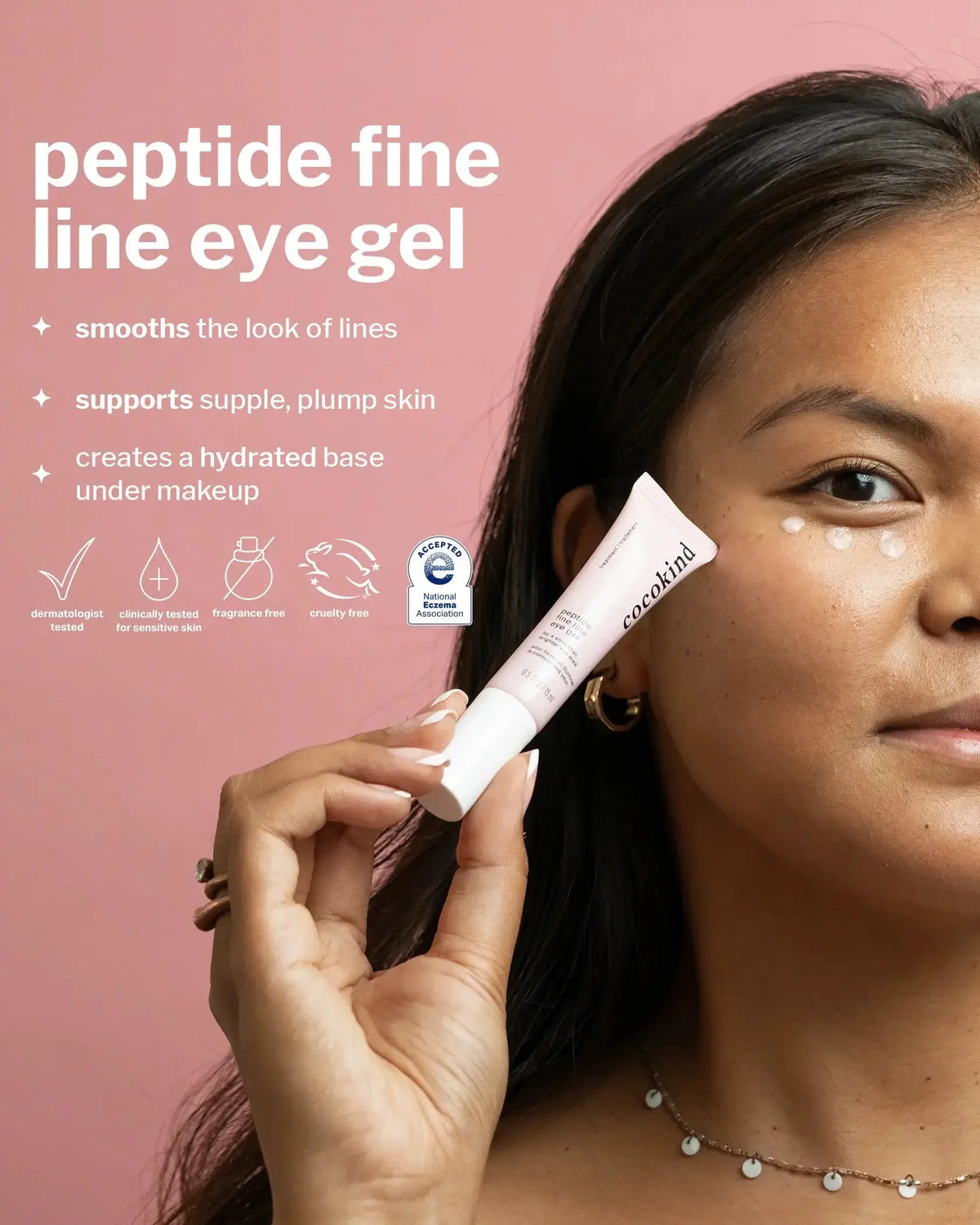 peptide fine line eye gel cocokind