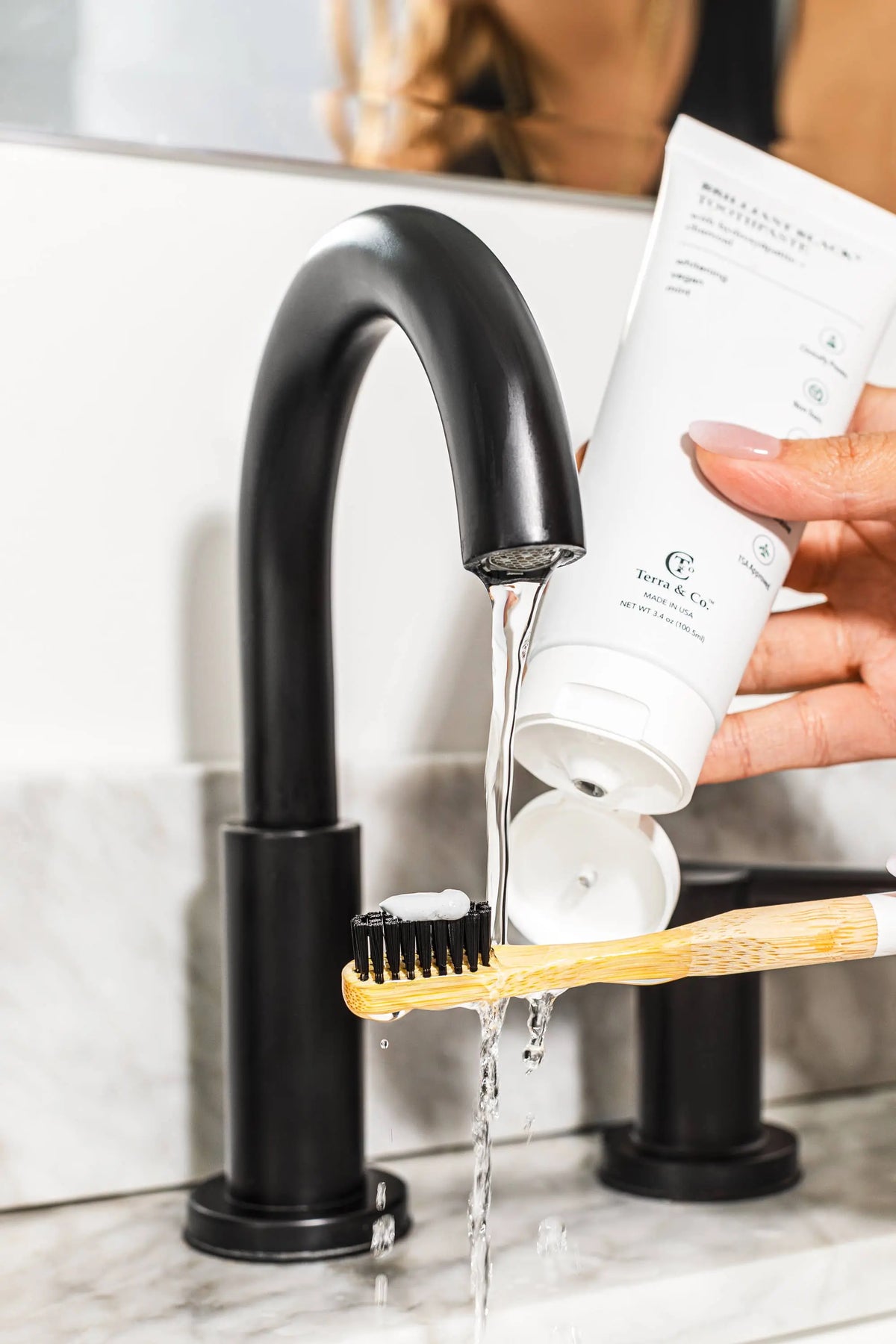 Hydroxyapatite Toothpaste + Charcoal: Default Terra & Tide LLC.