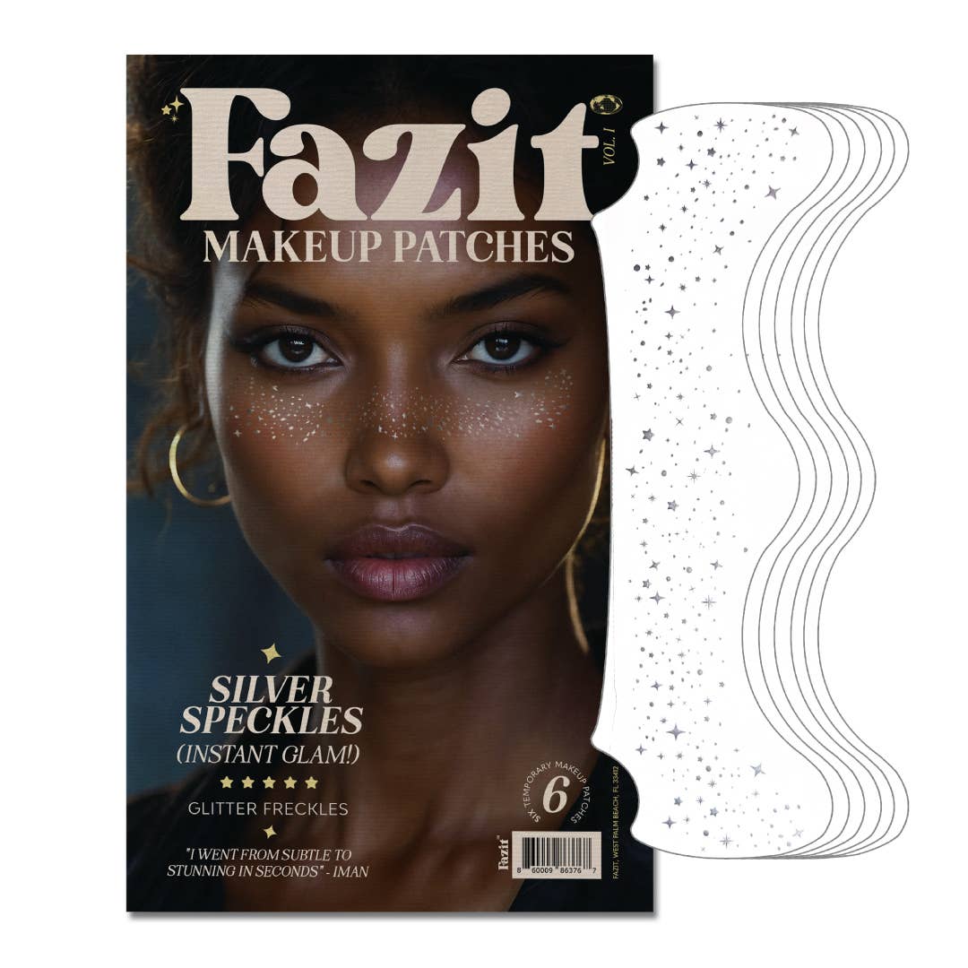 Silver Glitter Freckles —Makeup patches for every occasion: 6