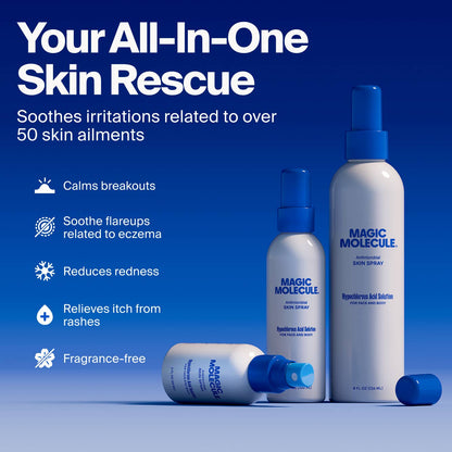 Magic Molecule Hypochlorous Acid Spray: 12ct Standard 8oz