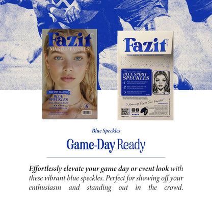 Blue Spirit Speckles — School Spirit & Game Day : 6