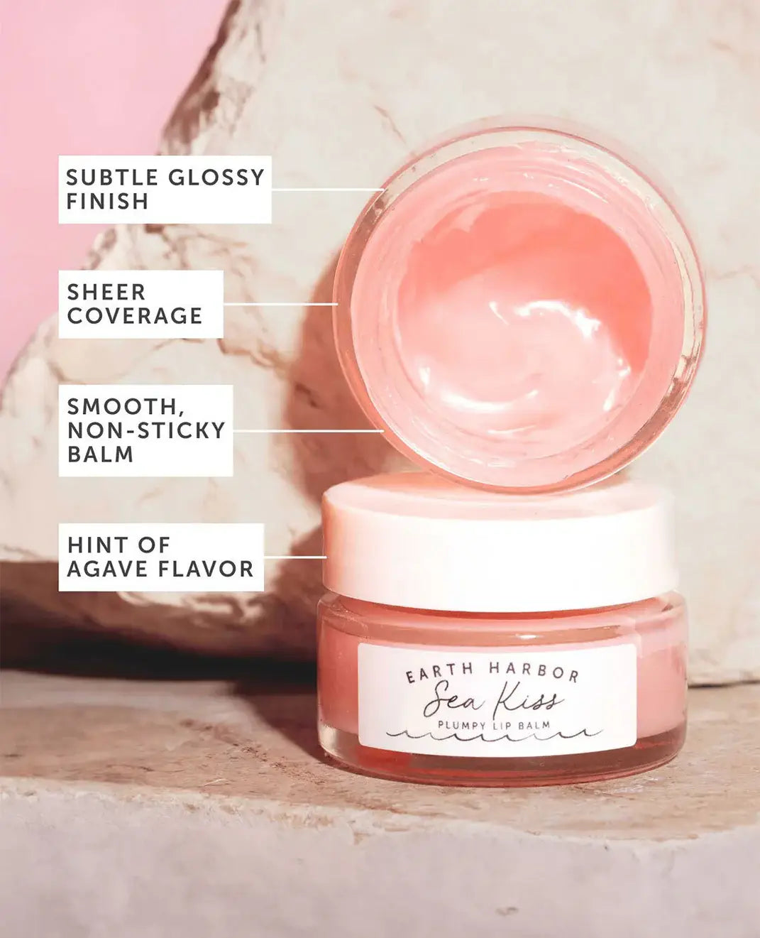 SEA KISS Plumpy Lip Balm Earth Harbor Naturals