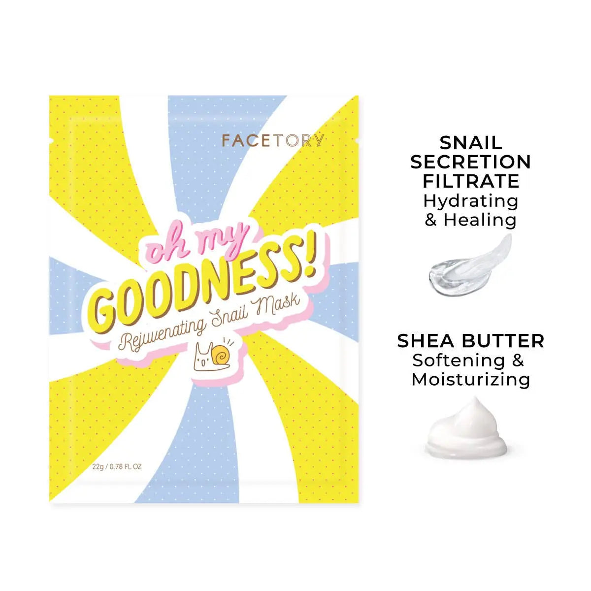 Face Mask - Korean Beauty - Rejuvenating - Oh My Goodness FaceTory